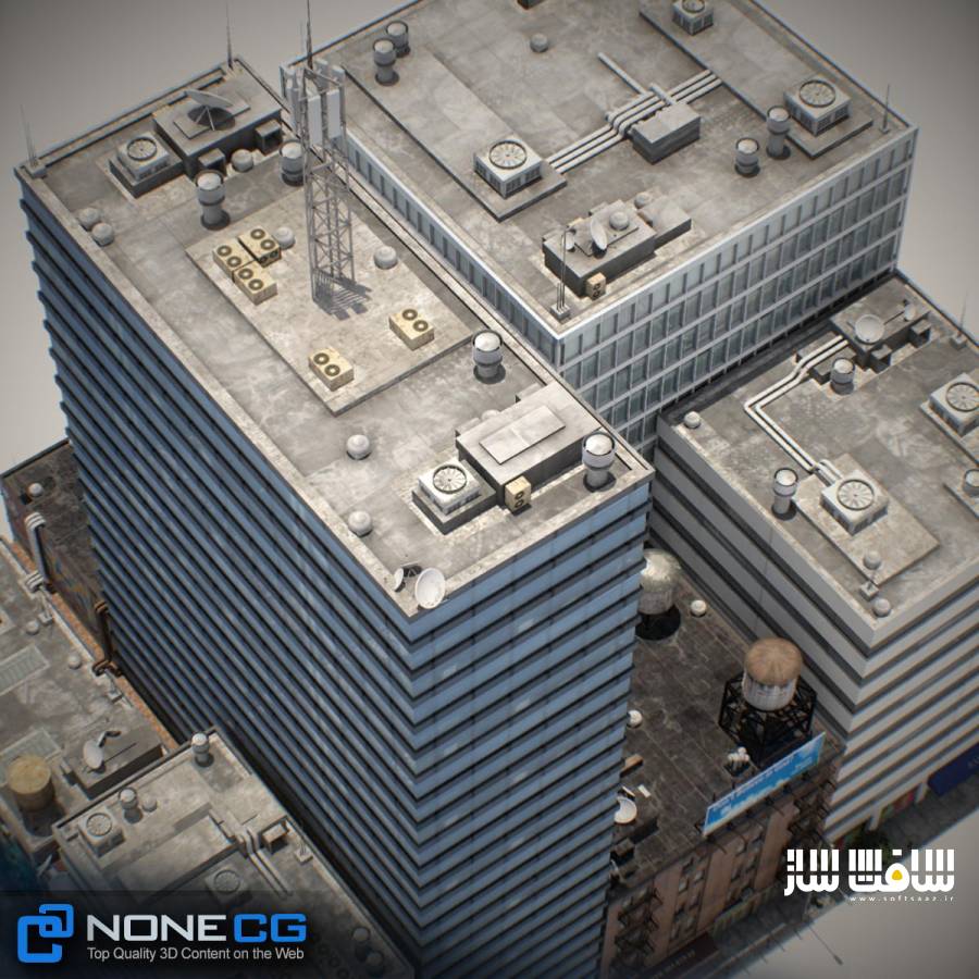 دانلود مدل سه بعدی ساختمان NYC Block Set 2