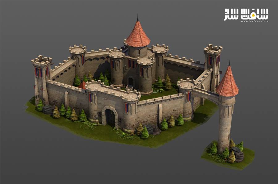 دانلود پروژه قلعه قرون وسطی برای یونیتی