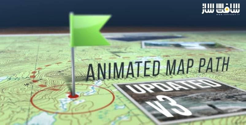 دانلود پروژه Animated Map Path برای افترافکت