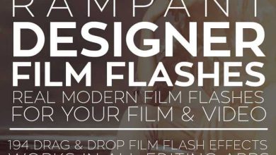 دانلود پکیج فوتیج Designer Film Flashes