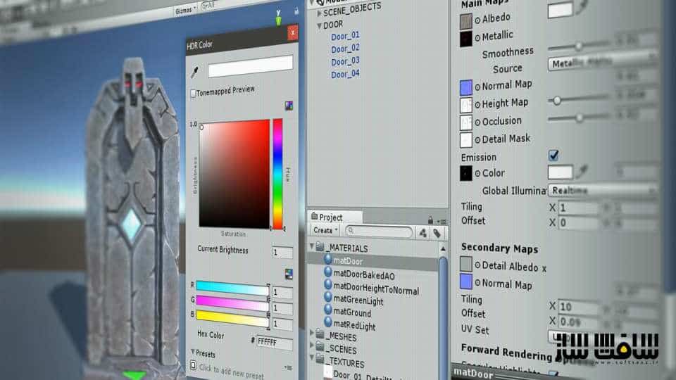 آموزش اصول متریال ها در Unity | سافت ساز