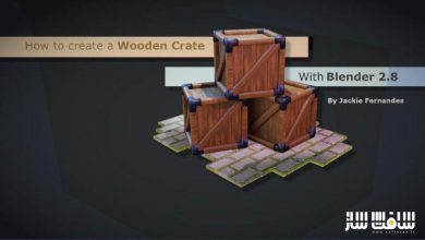 آموزش نحوه ایجاد جعبه چوبی با Blender 2.8