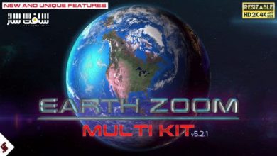 دانلود پروژه Earth Zoom Multi Kit برای افترافکت