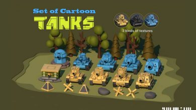 دانلود پکیج تانک های کارتونی برای یونیتی
