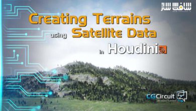 آموزش ساخت زمین با داده های ماهواره در Houdini