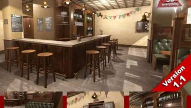 دانلود پروژه Tavern Bar Interior برای یونیتی