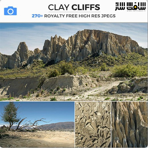 دانلود مجموعه تصاویر رفرنس از صخره های خشتی