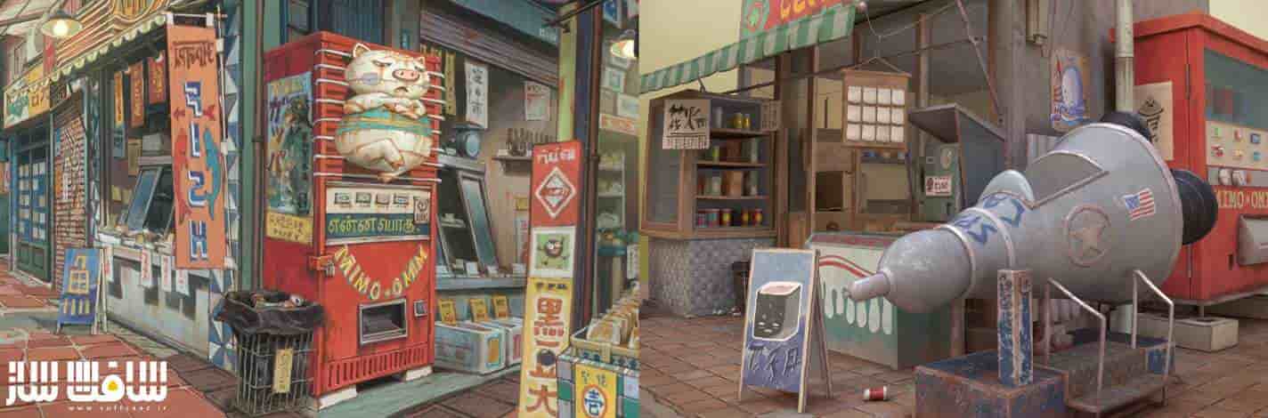 طراحی به سبک انیمیشن ژاپنی با Substance Painter