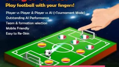 دانلود پروژه Finger Soccer Game Kit برای یونیتی