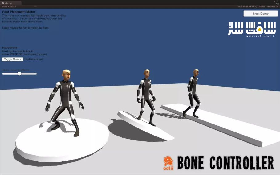 دانلود پروژه Bone Controller برای یونیتی