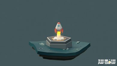 ساخت و انیمیت یک راکت Low Poly در Blender 2.8 برای مبتدیان