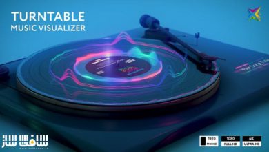 دانلود پروژه Turntable Music Visualizer برای افترافکت