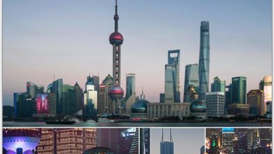دانلود مجموعه تصاویر رفرنس از آسمان خراش های شانگهای