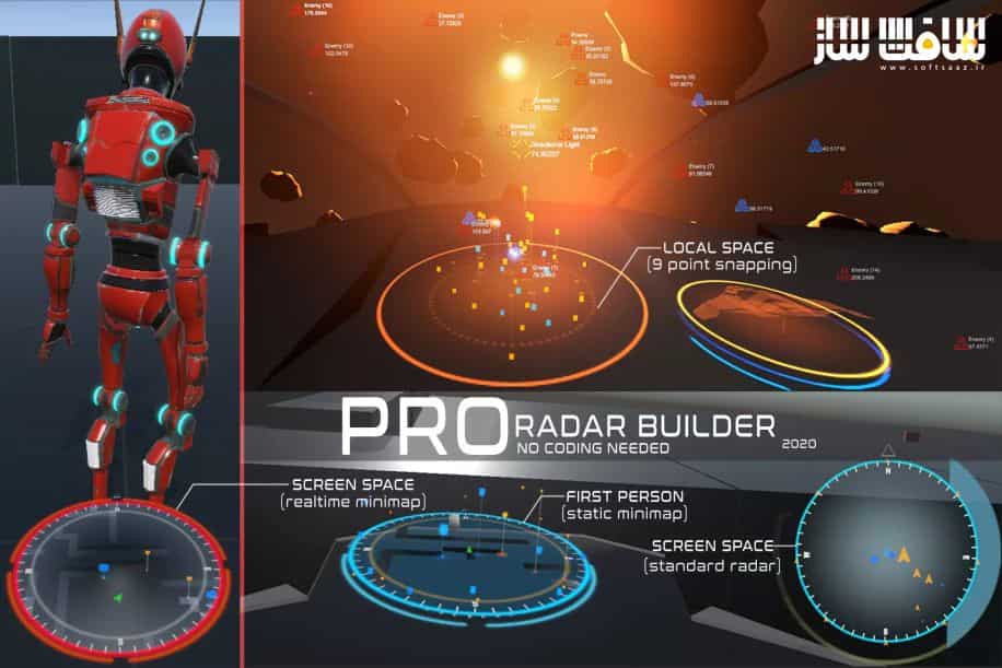 دانلود پروژه Pro Radar Builder برای یونیتی