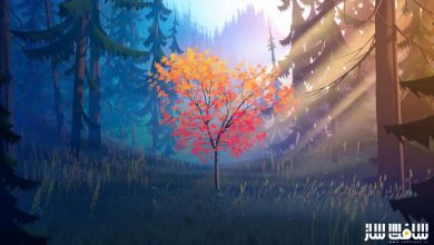 آموزش ایجاد محیط جنگلی سه بعدی با سبک خاص در Blender 2.9