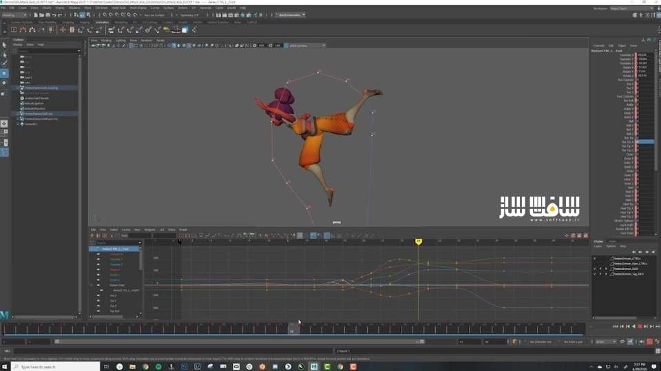 Vertex In Computer Animation آموزش انیمیشن سازی با Vertex School | سافت ساز