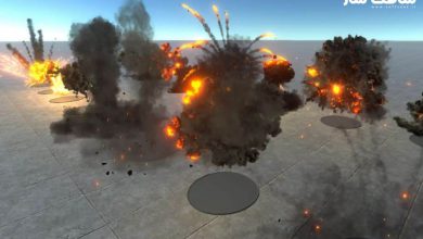 دانلود پروژه HQ Realistic explosions برای یونیتی