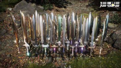 دانلود پکیج بیش از 9000 شمشیر برای آنریل انجین