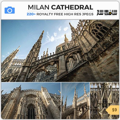 دانلود مجموعه تصاویر رفرنس کلیسای Milan Duomo