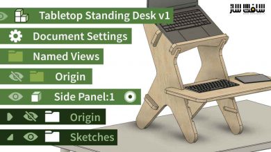 آموزش طراحی پارامتریک یک میز ایستاده در Fusion 360