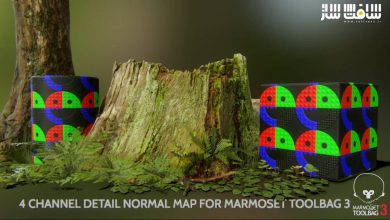 دانلود شیدر نرمال مپ با جزیییات 4 کانال برای Marmoset Toolbag 3