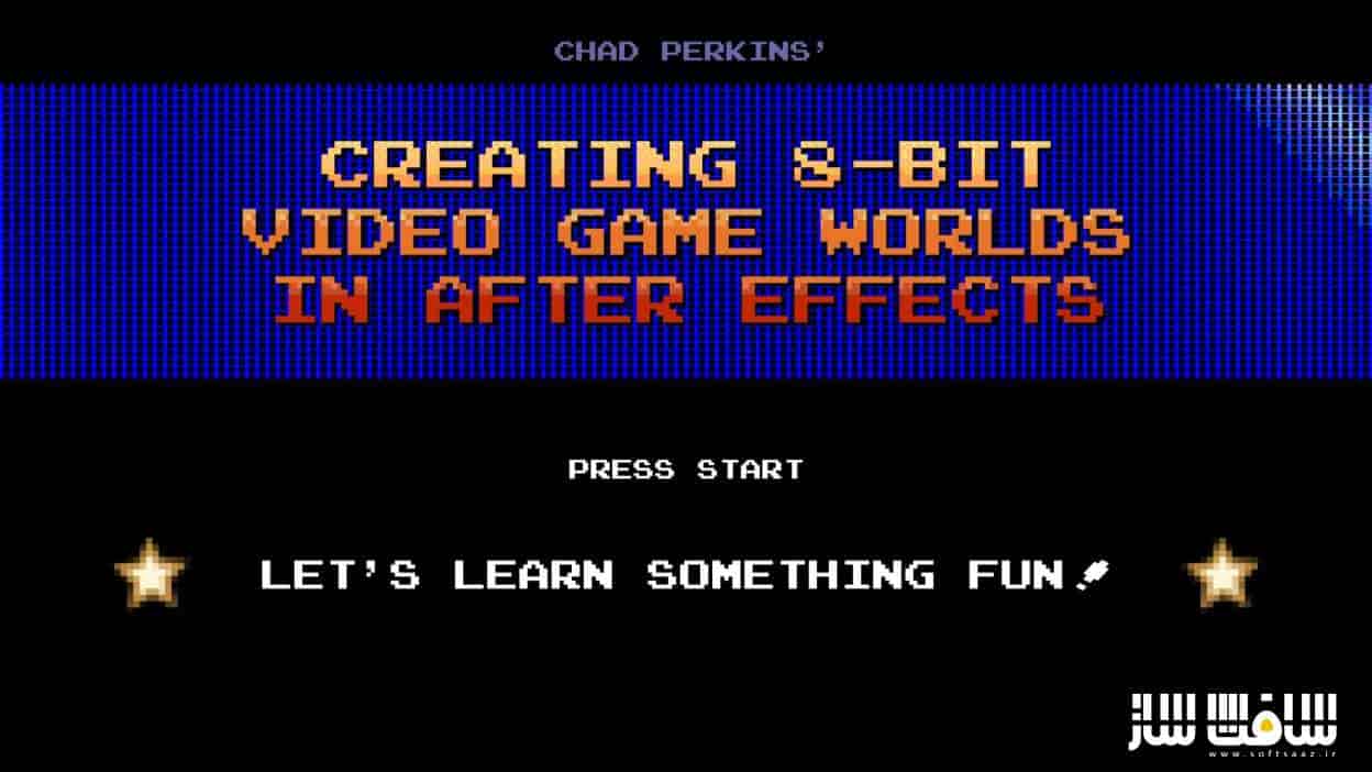 آموزش ایجاد جهان بازی ویدیویی 8 بیتی در After Effects