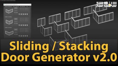 دانلود پلاگین uPVC Sliding Door Generator برای 3ds Max
