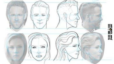 آموزش طراحی چهره : ساختار، ویژگی ها و سبکهای کتاب کمیک