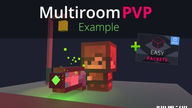 دانلود پروژه Multiroom PvP Example v1.03 برای یونیتی