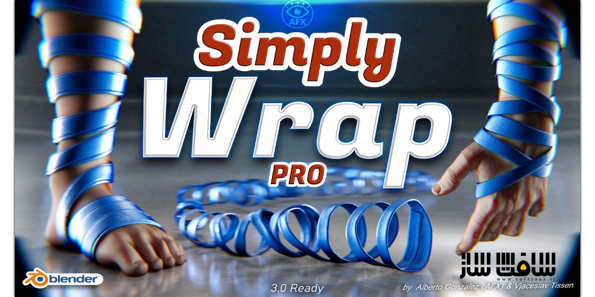 دانلود پلاگین Simply Wrap Pro برای بلندر