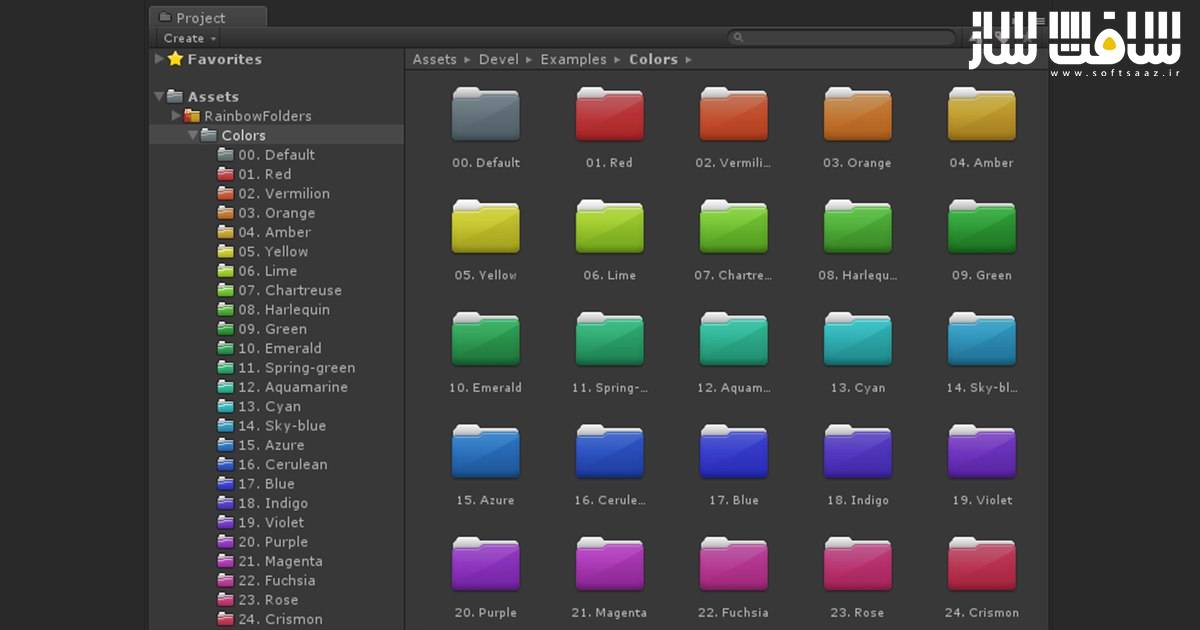 دانلود پروژه Rainbow Folders v2.3.1 برای یونیتی