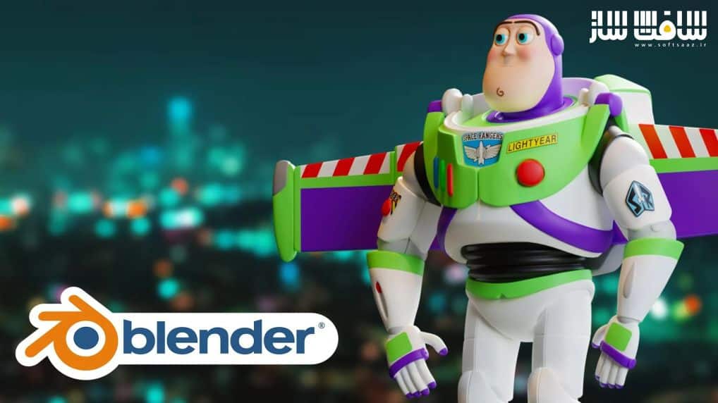 مدلینگ کاراکتر Buzz Lightyear از “Toy Story” در Blender 