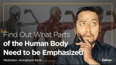 آموزش طراحی بدن انسان مبتنی بر آناتومی