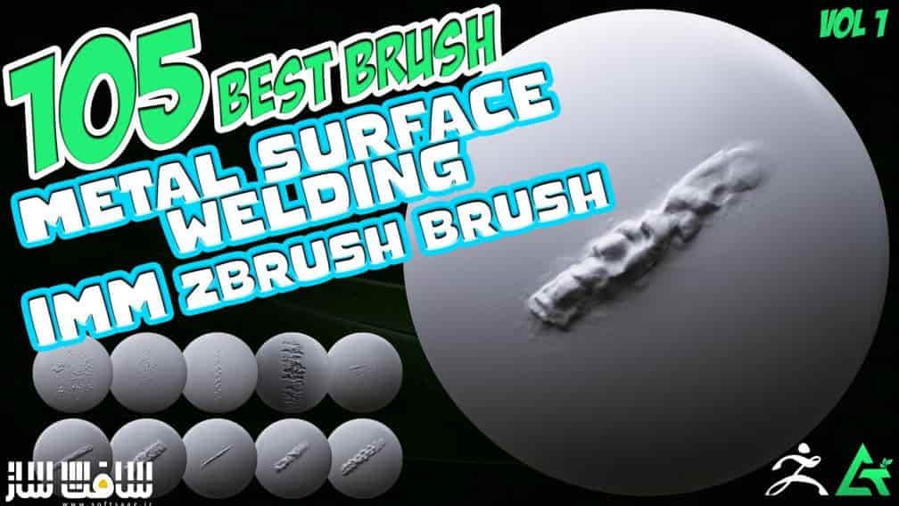 دانلود 105 براش فلزات برای استفاده در Zbrush 