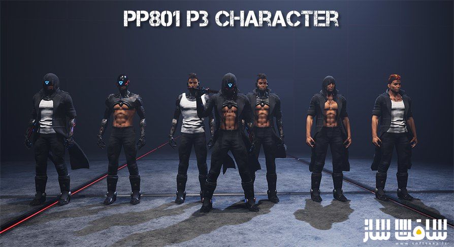 دانلود پکیج PP801 Character P3 برای آنریل انجین