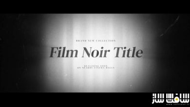 دانلود پروژه Film Noir Title Credits برای افترافکت