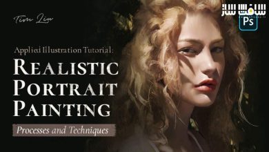 آموزش تصویرسازی کاربردی : فرآیند ها و تکنیک های نقاشی پرتره واقعی