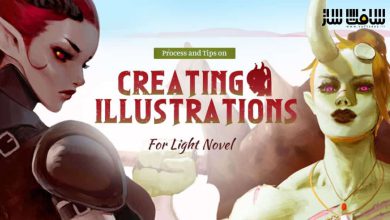 فرآیند و نکاتی برای ساخت تصویر برای Light Novel