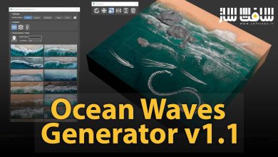 دانلود پلاگین Ocean Waves Generator برای 3ds Max