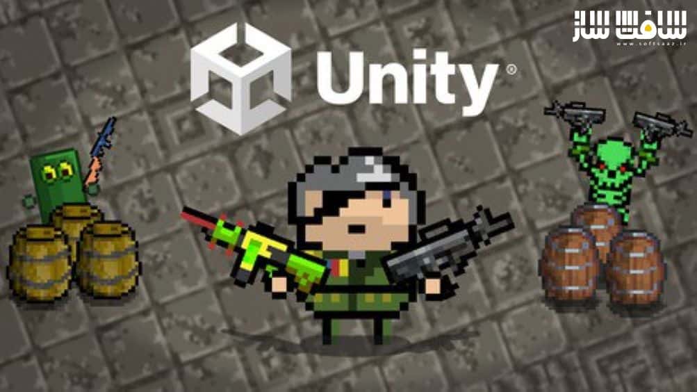آموزش توسعه بازی Dungeon Gunner Roguelike دو بعدی در Unity | سافت ساز