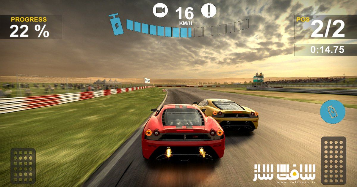 دانلود پروژه Racing Game UI Pack برای یونیتی
