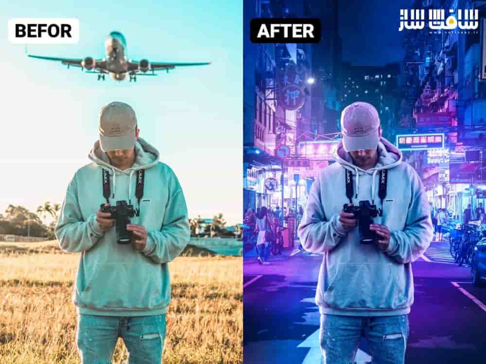 دانلود افکت های سایبرپانک Cyberpunk برای Photoshop 