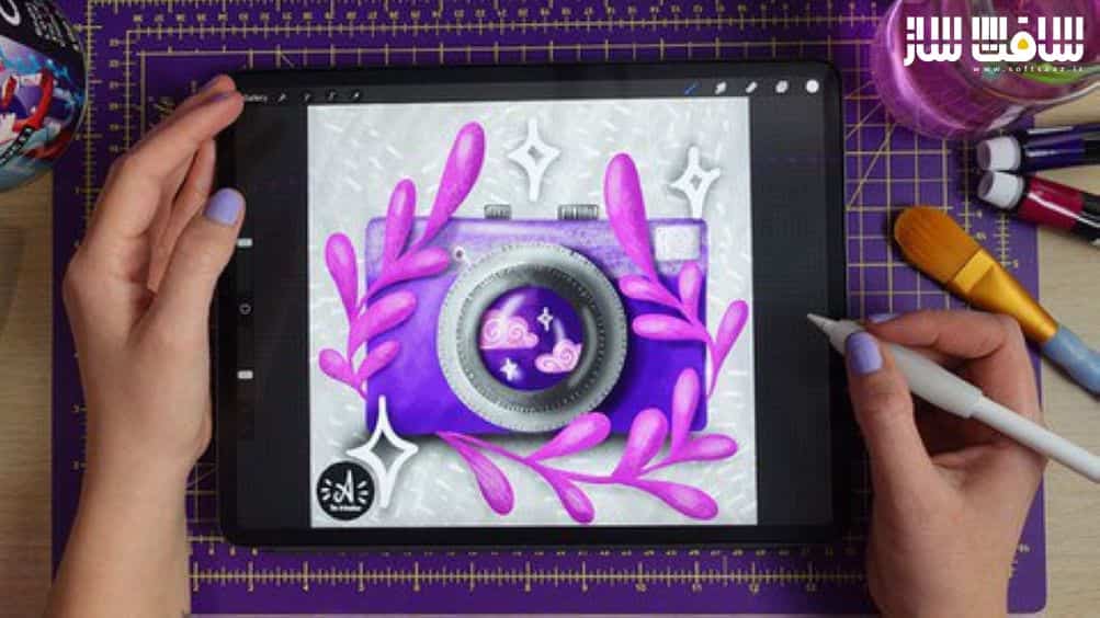  آموزش ساخت براش های تصویری دیجیتال سفارشی در Procreate