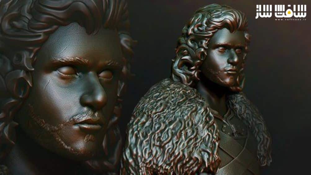 آموزش ساخت مجسمه John Snow از Game of Thrones در ZBrush 