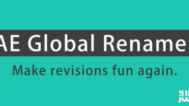 دانلود پلاگین AE Global Renamer برای افترافکت