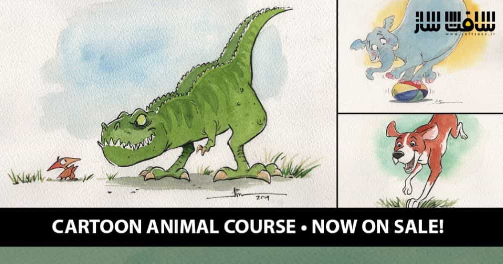 آموزش طراحی و ترسیم حیوانات کارتونی با Tim Hodge