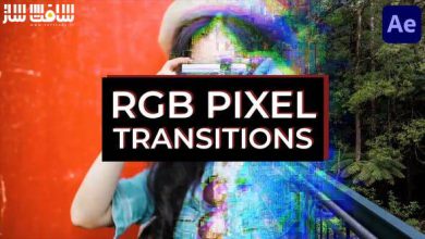 دانلود پروژه ترانزیشن پیکسل RGB برای افترافکت