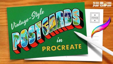 ساخت کارت پستال در Procreate: افکت های متنی الهام گرفته از Vintage