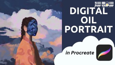 نقاشی با پیکسل : ایجاد یک پرتره روغنی دیجیتال سورئال در Procreate
