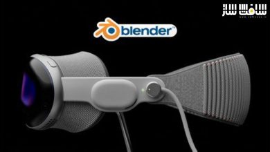 آموزش ساخت یک Apple vision pro در Blender